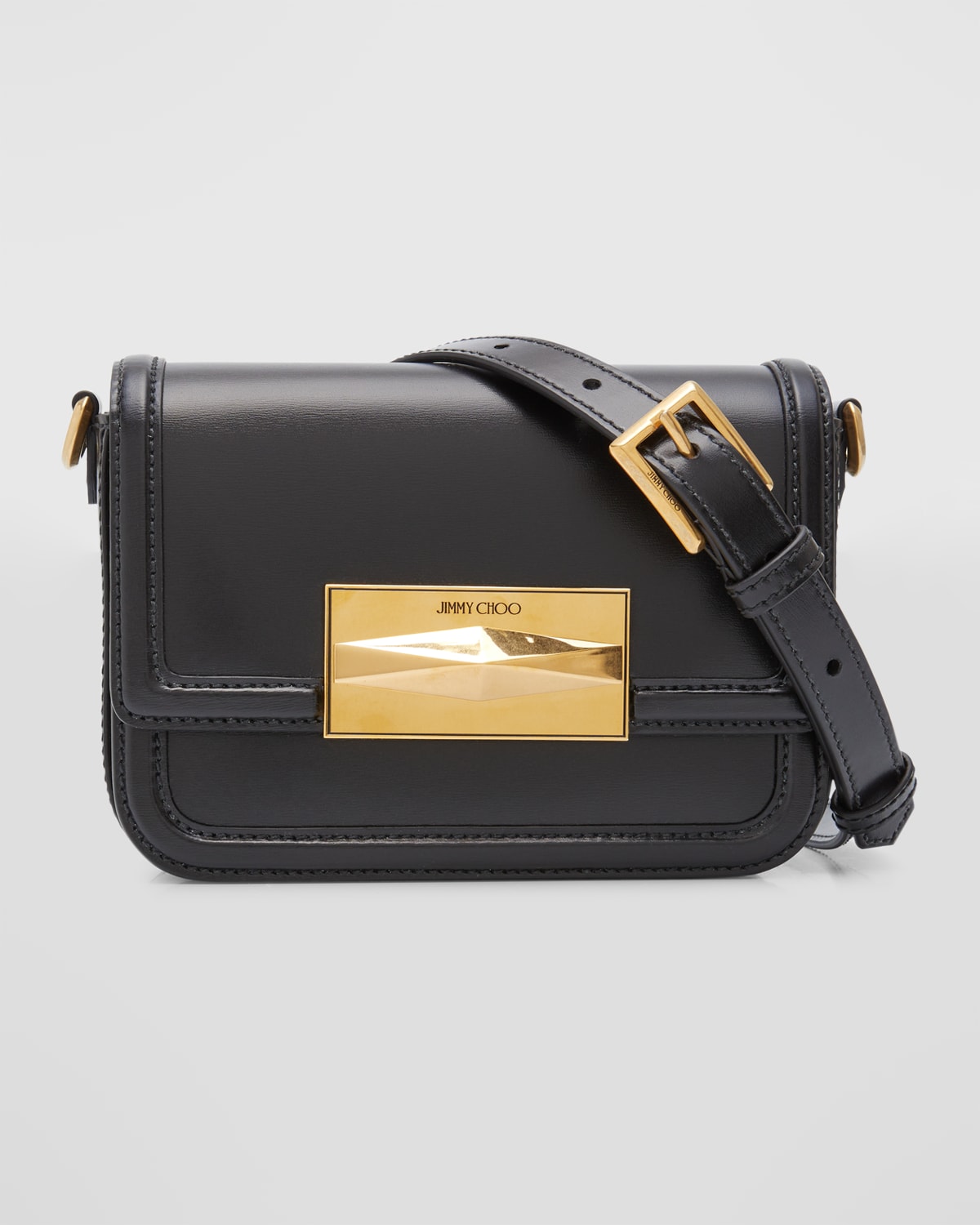 Jimmy Choo Crystal Diamond Metallic Leather Crossbody Bag Neiman Marcus