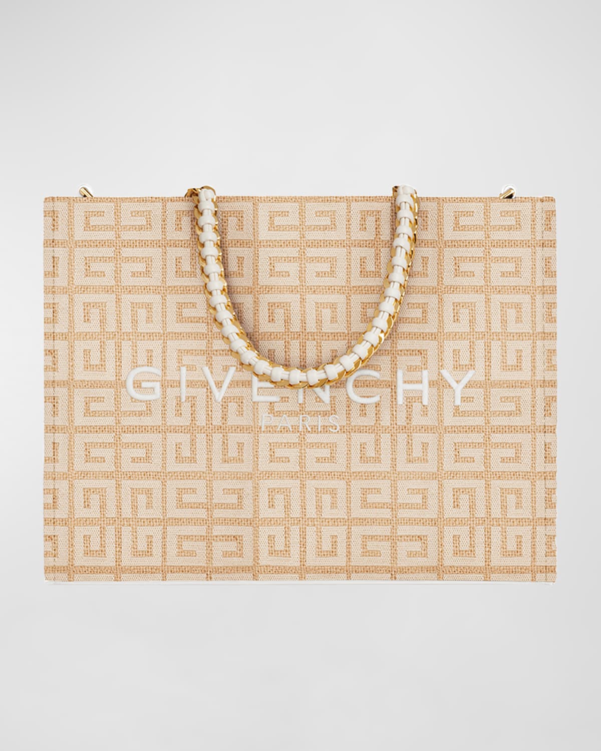 Givenchy Medium G Tote Bag in 4G Monogram Cotton Neiman Marcus