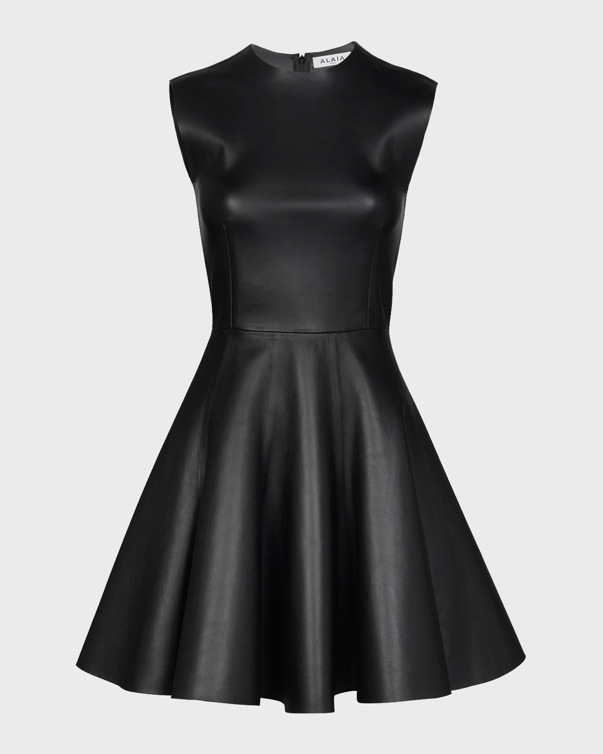 Jil Sander Leather Mini Dress | Neiman Marcus