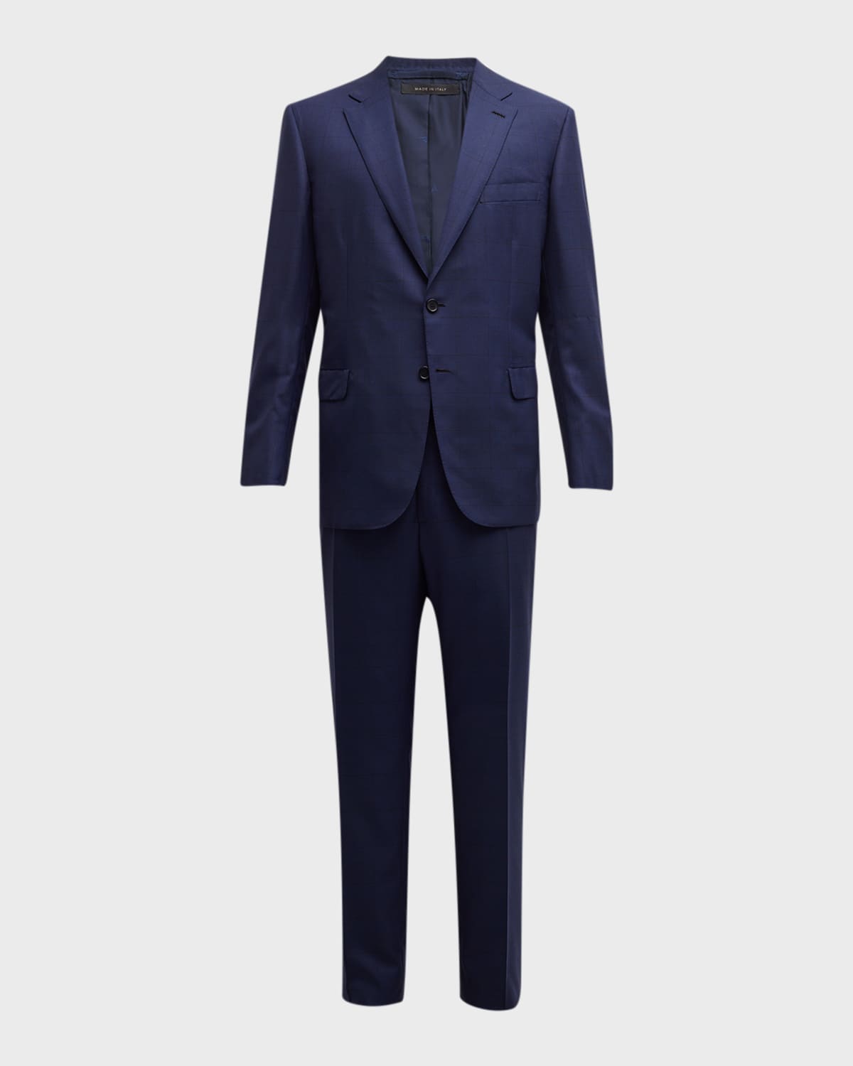 Brioni Men's Chalk Stripe Wool Suit | Neiman Marcus