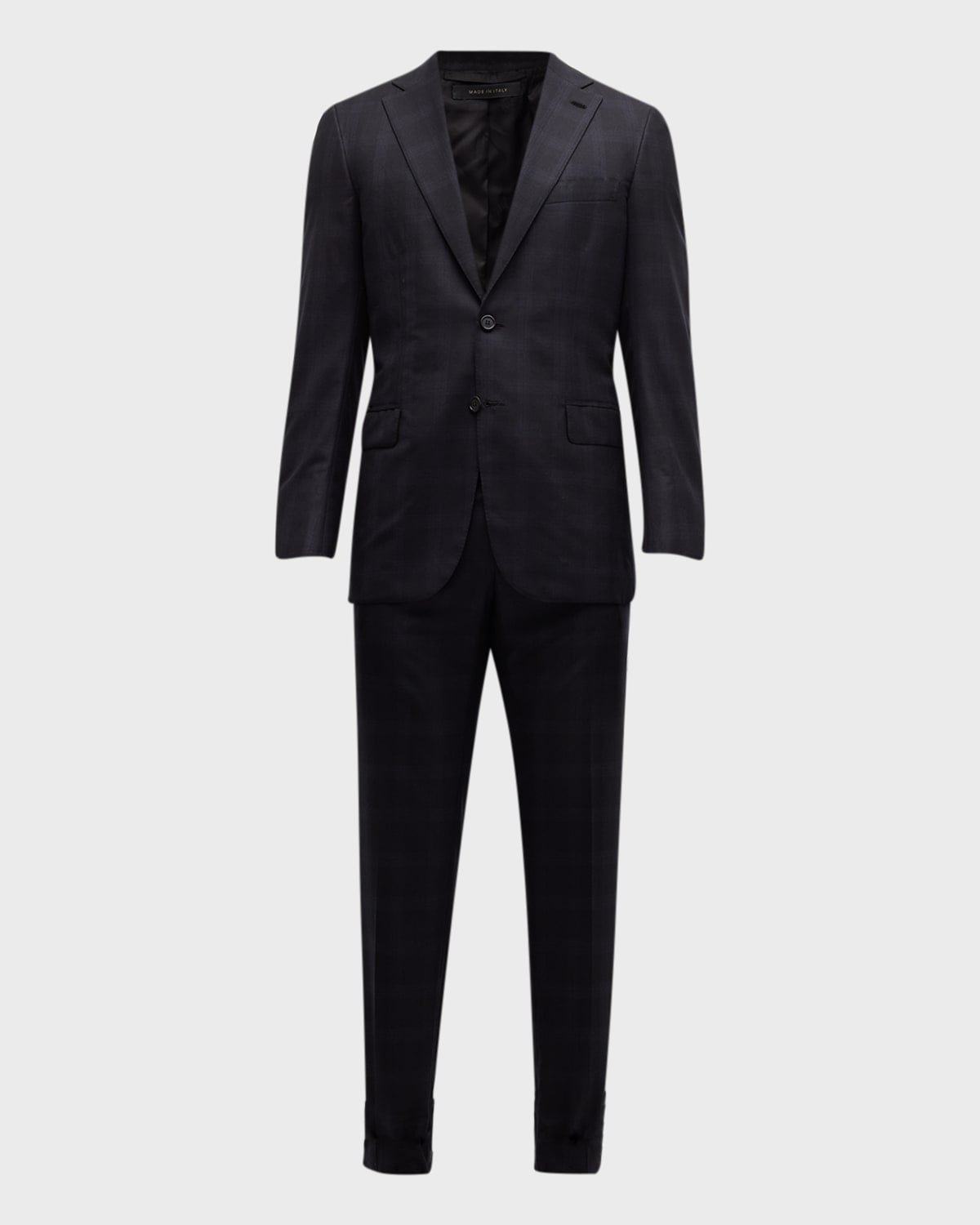 Brioni Men's Plaid Wool Suit | Neiman Marcus