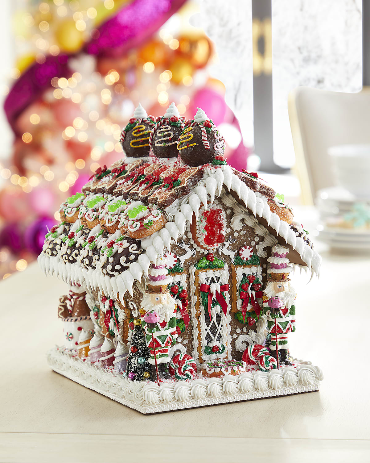 Sweet Savannah Large Gingerbread House | Neiman Marcus