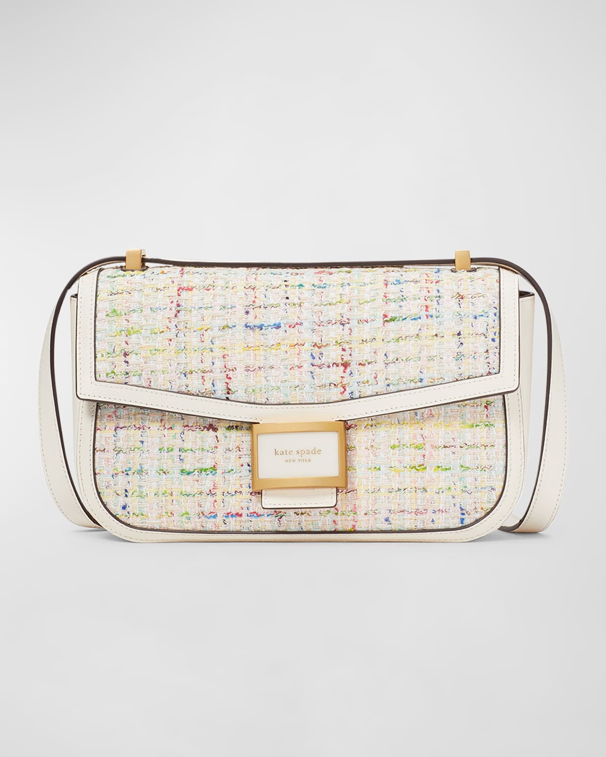 kate spade new york katy medium tweed shoulder bag Neiman Marcus
