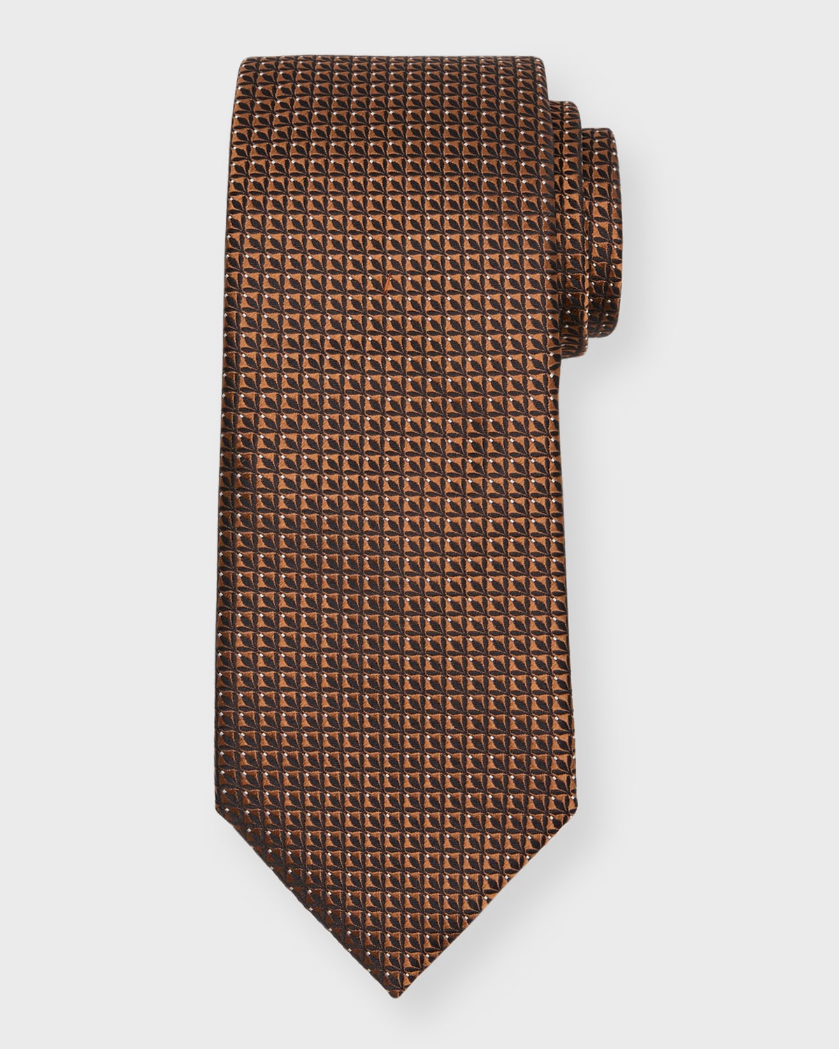 ZEGNA Men's Geometric Silk Tie | Neiman Marcus