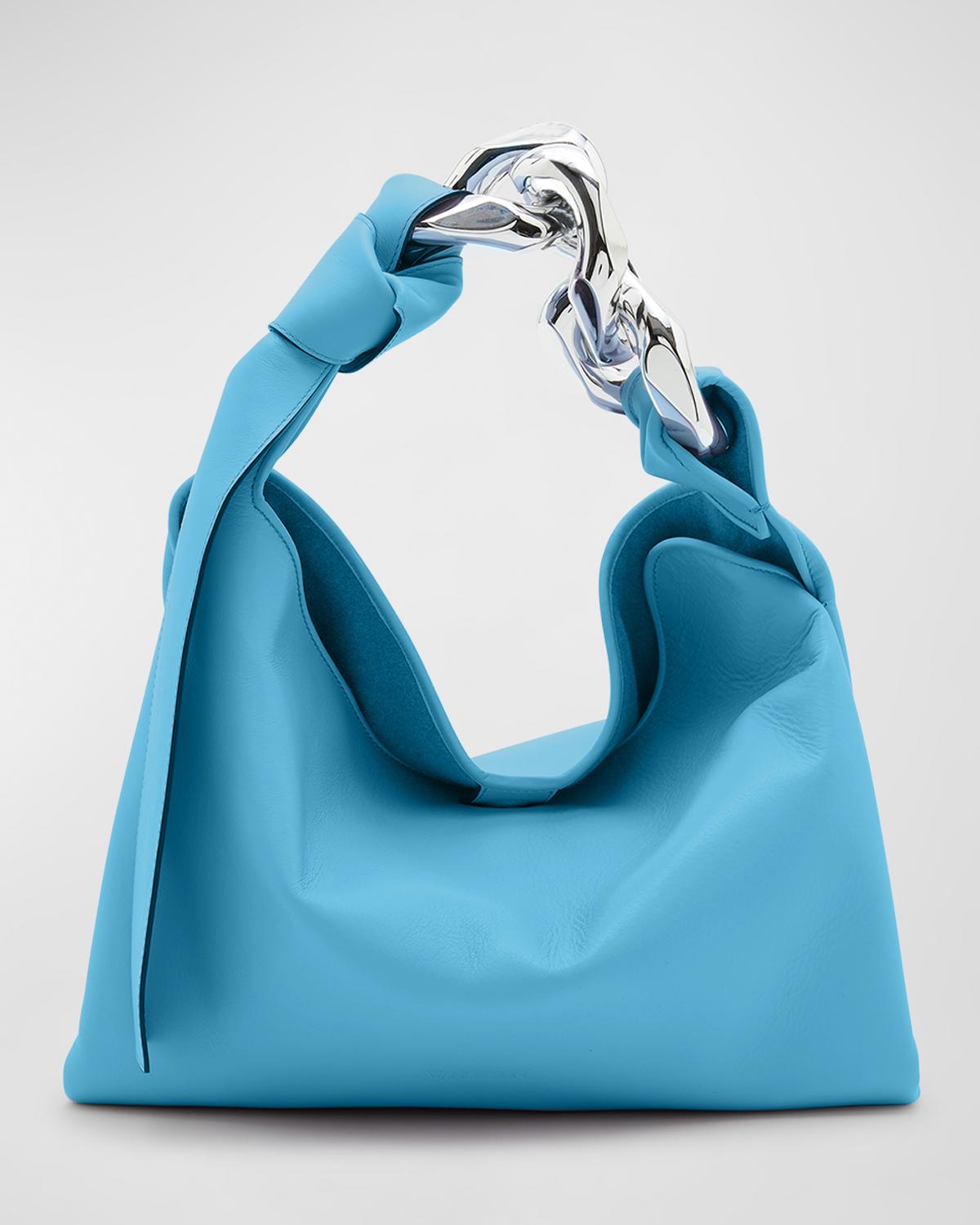 JW Anderson Small Chain Leather Hobo Bag | Neiman Marcus