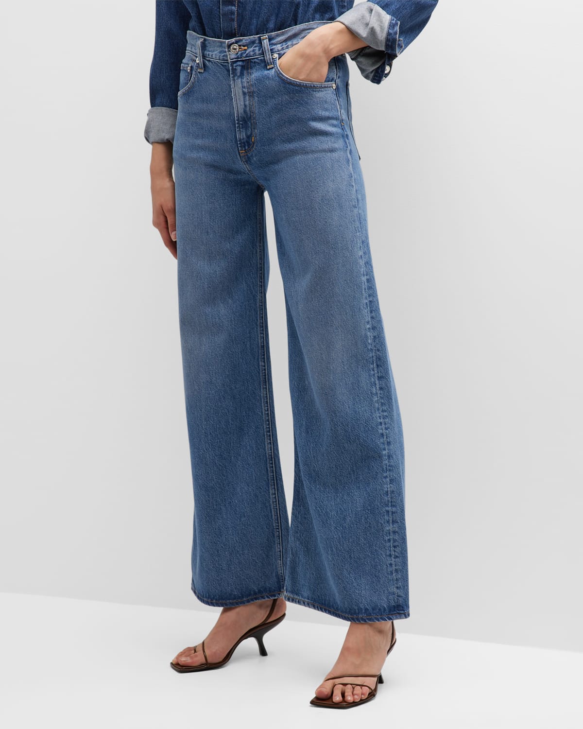 Citizens of Humanity Paloma Wide-Leg Baggy Jeans | Neiman Marcus