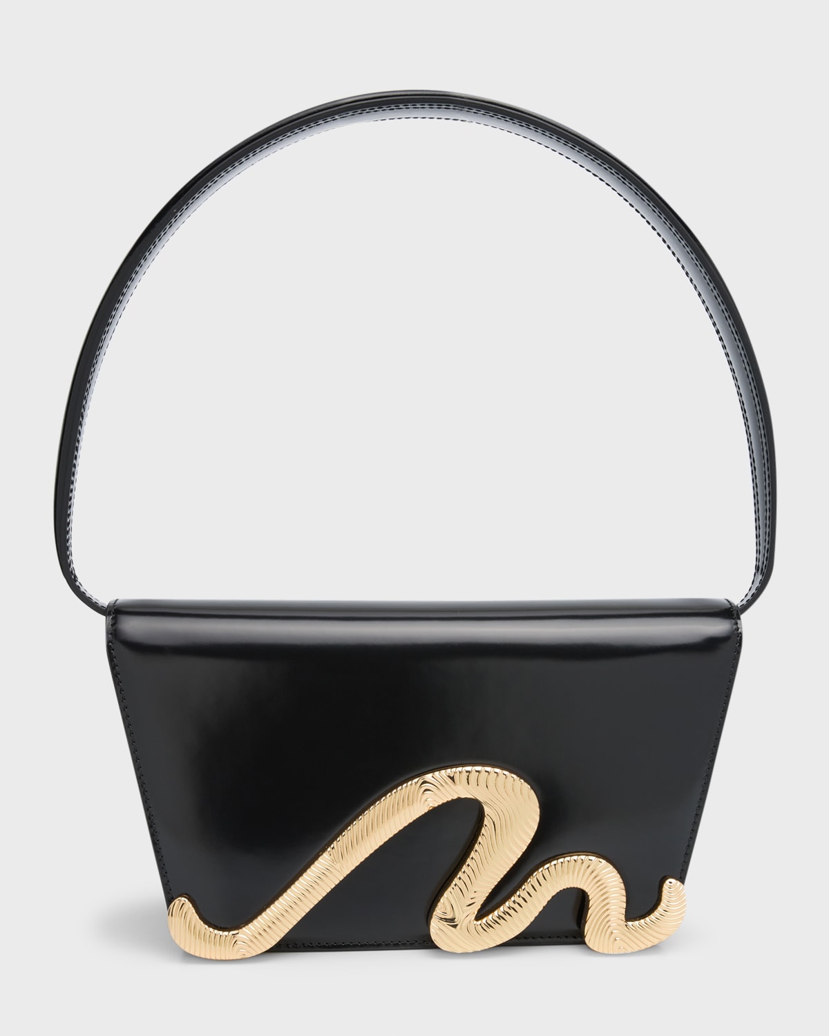 Cult Gaia Azariah Bag in Espresso