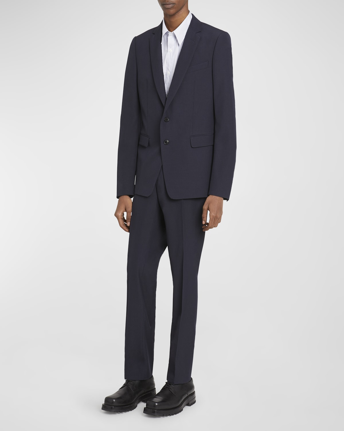 BOSS Men's Wool Basic Two-Piece Suit, Blue | Neiman Marcus