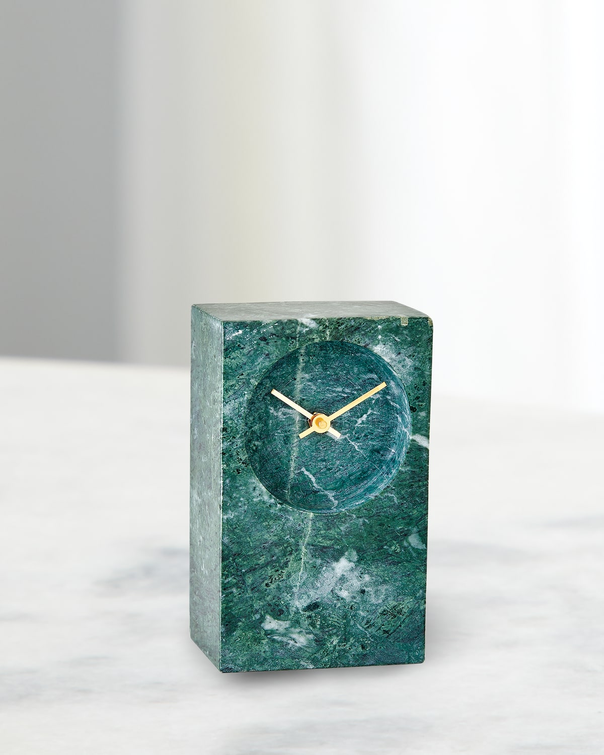 Global Views White Marble Tower Clock Neiman Marcus