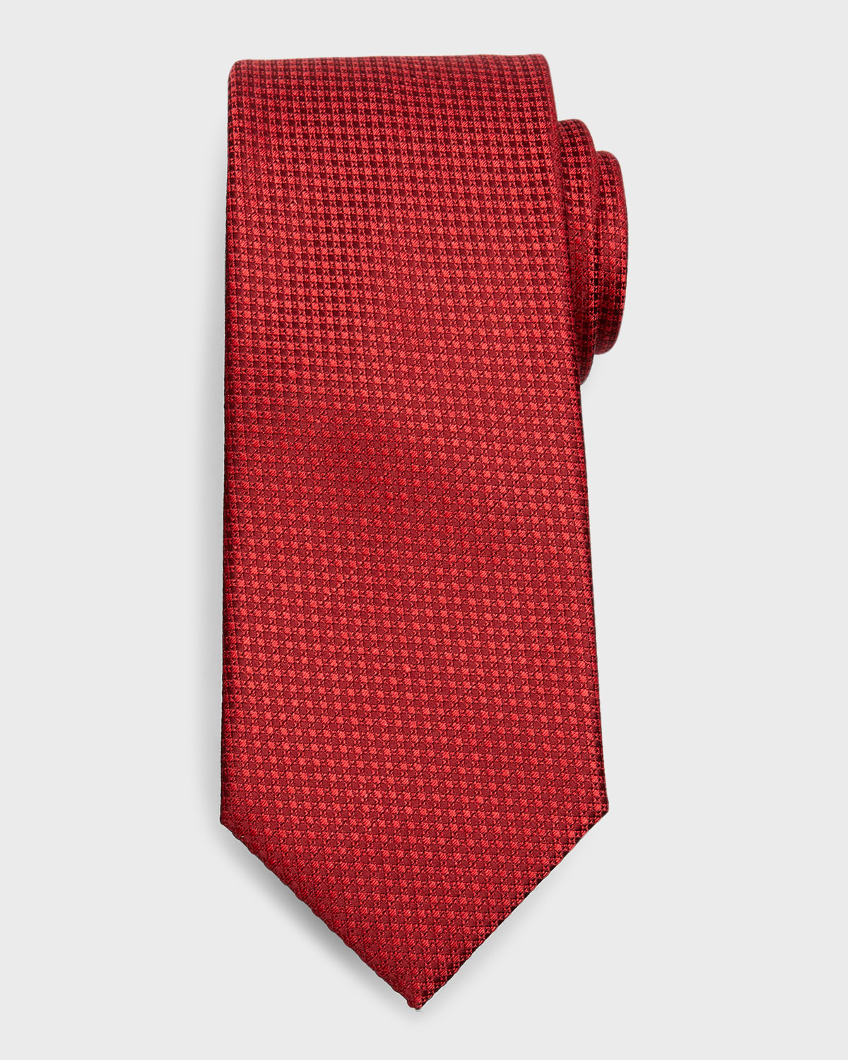 jacquard silk tie