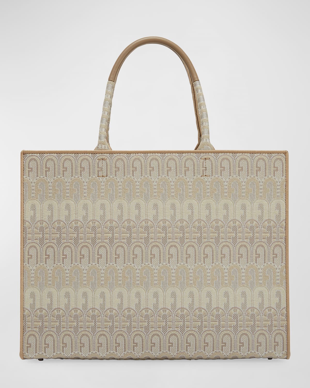 Furla Unica Croc-Print Leather Tote Bag | Neiman Marcus