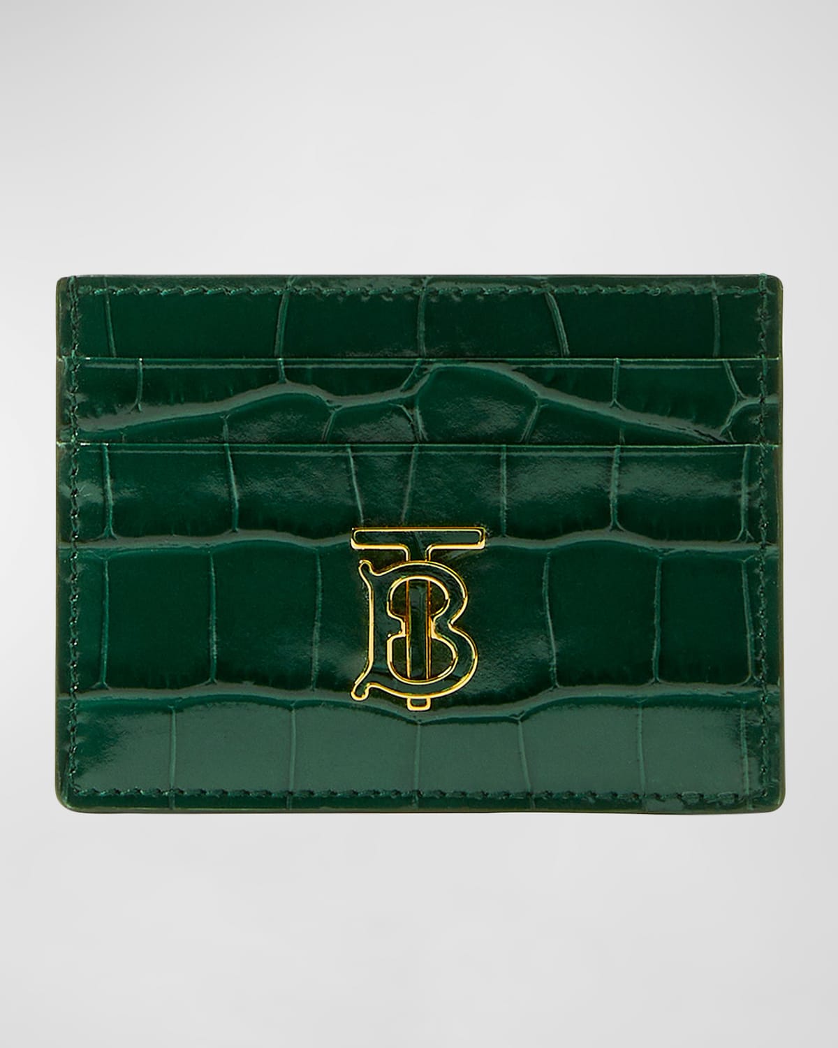 Balenciaga Cash DenimPrint Card Holder Neiman Marcus