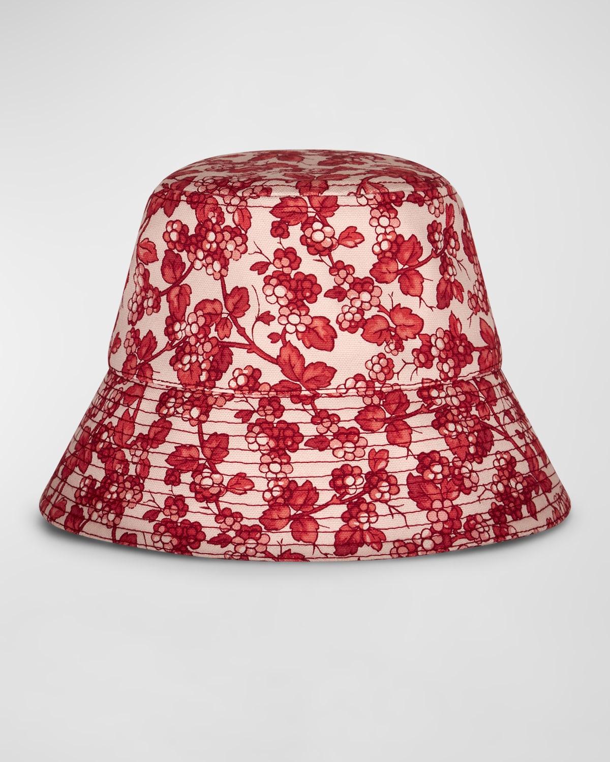 Etro Denim Jacquard Bucket Hat in Navy Blue