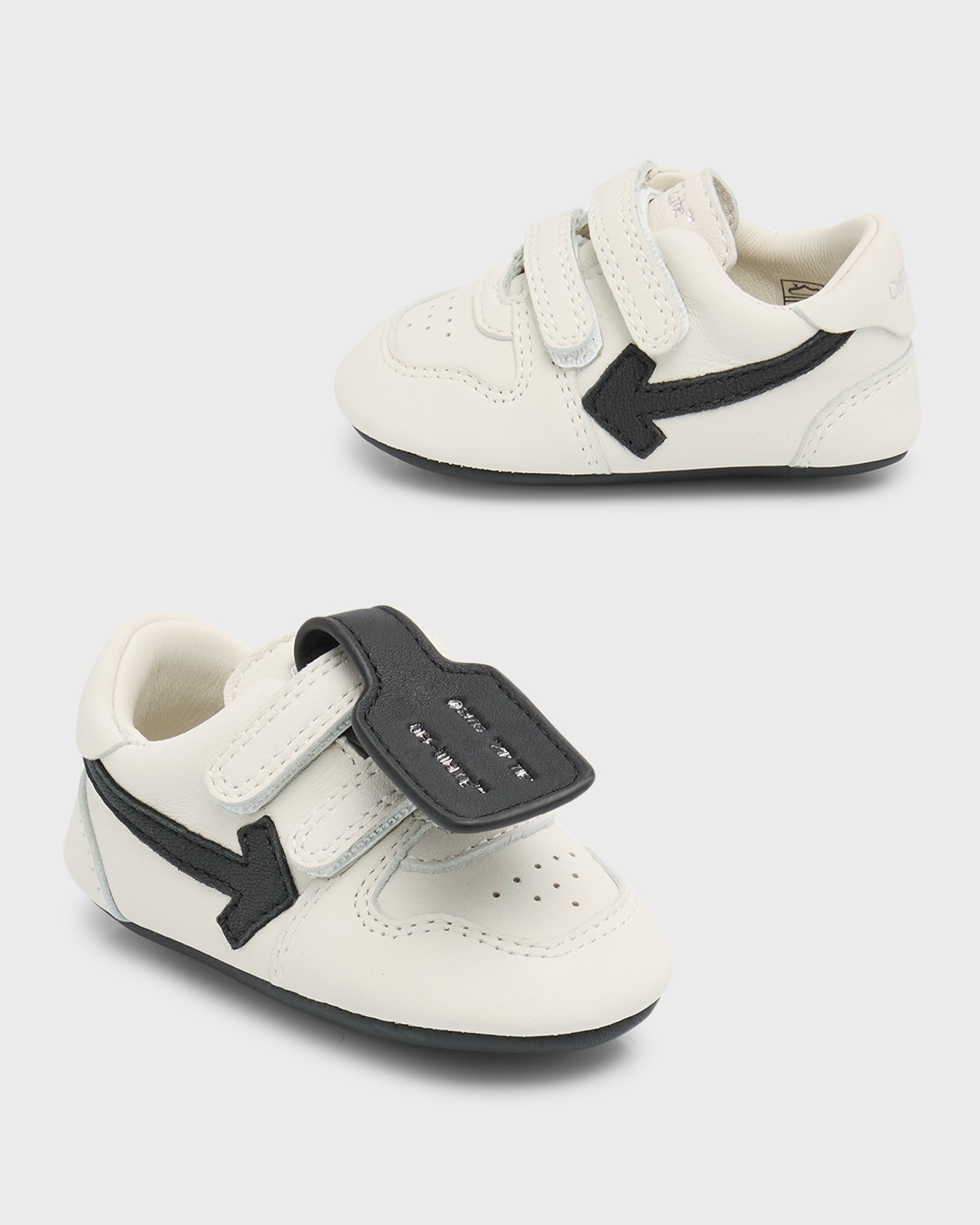 Off-White Kid's Out Of Office Low-Top Leather Sneakers, Toddler/Kids ...