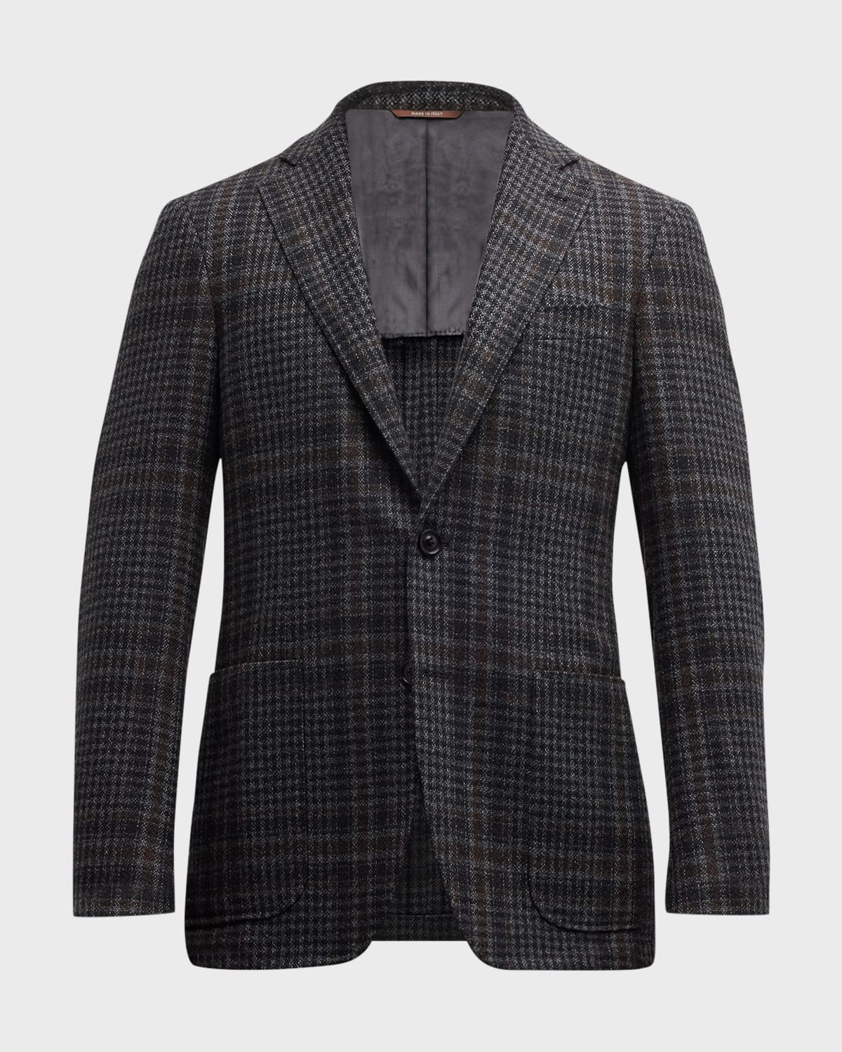 Kiton Men's Cashmere-Wool Solid Sport Coat | Neiman Marcus