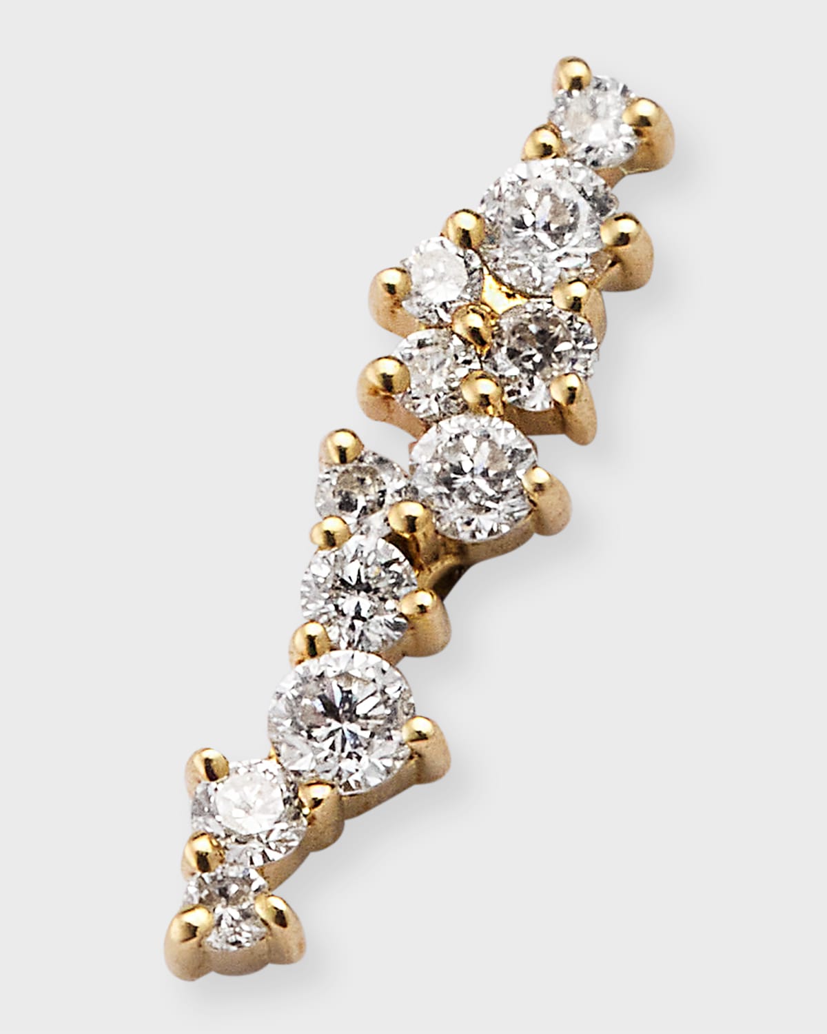 Sydney Evan Starburst Diamond Single Stud Earring Neiman Marcus