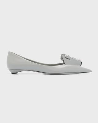 Prada 2026 Ballet Flat Woven Leather 715524