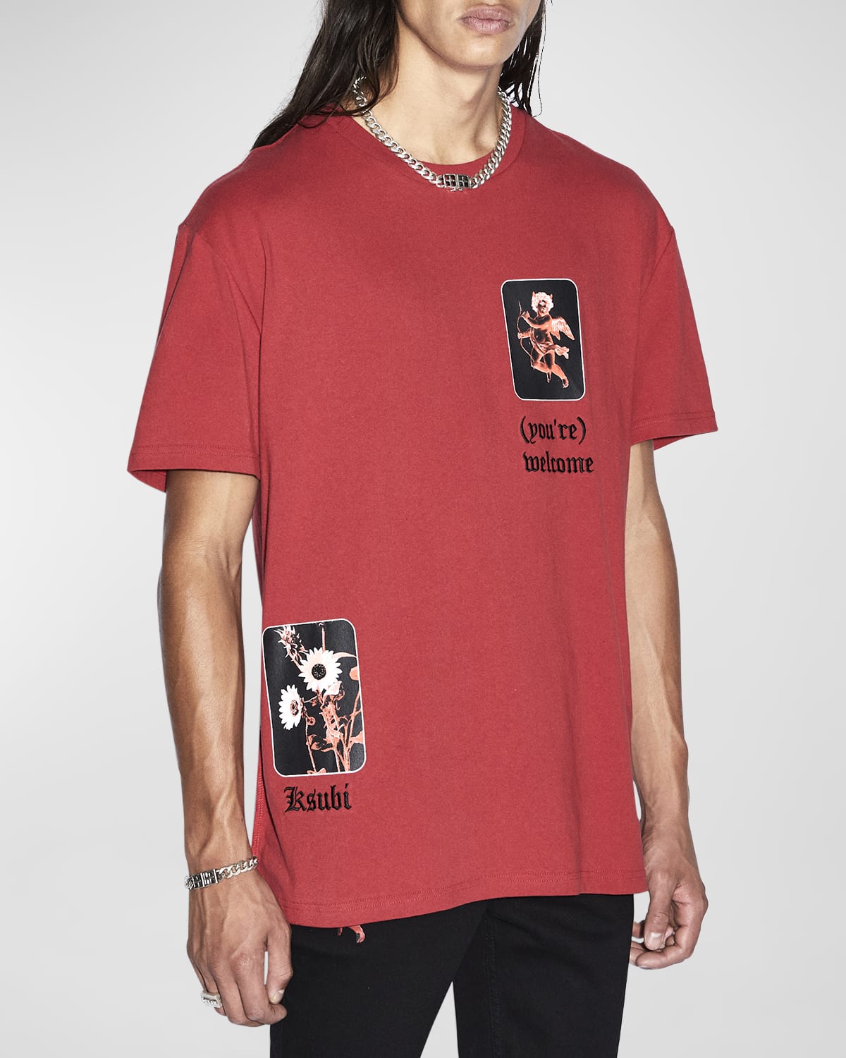 Ksubi Men's Angels Biggie Faded T-Shirt | Neiman Marcus