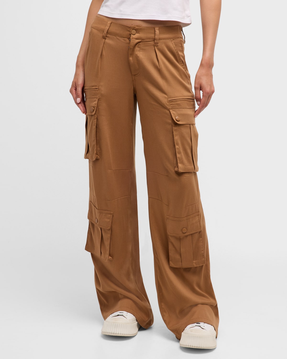 Low-Rise Twill Cargo Pant