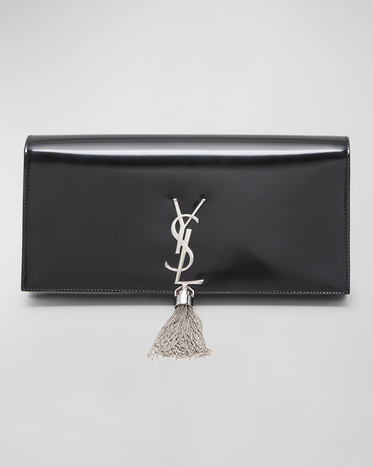 Saint Laurent Kate YSL Quilted Leather Clutch Bag Neiman Marcus