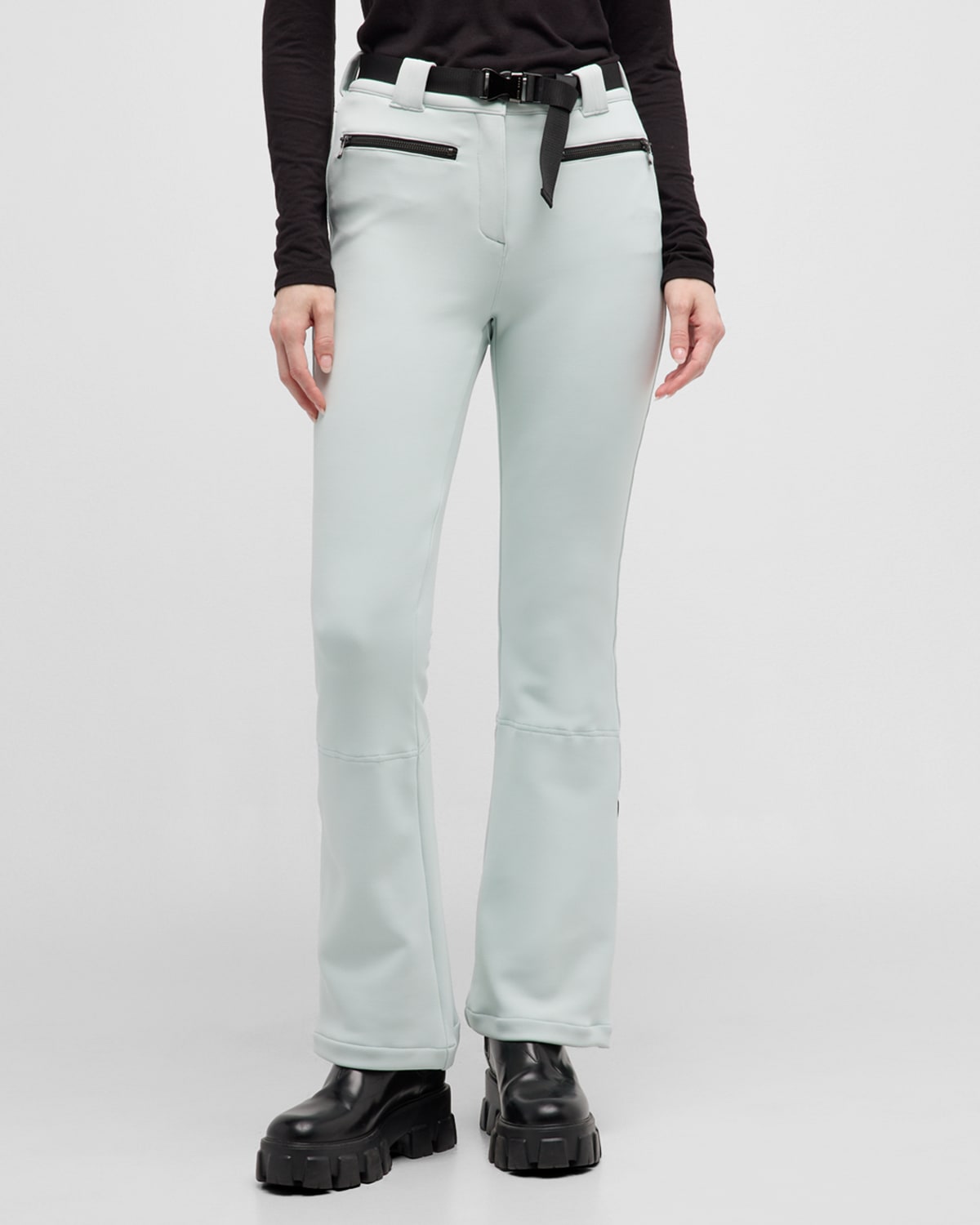 ERIN SNOW Kris Ski Pants with Suspender Straps | Neiman Marcus