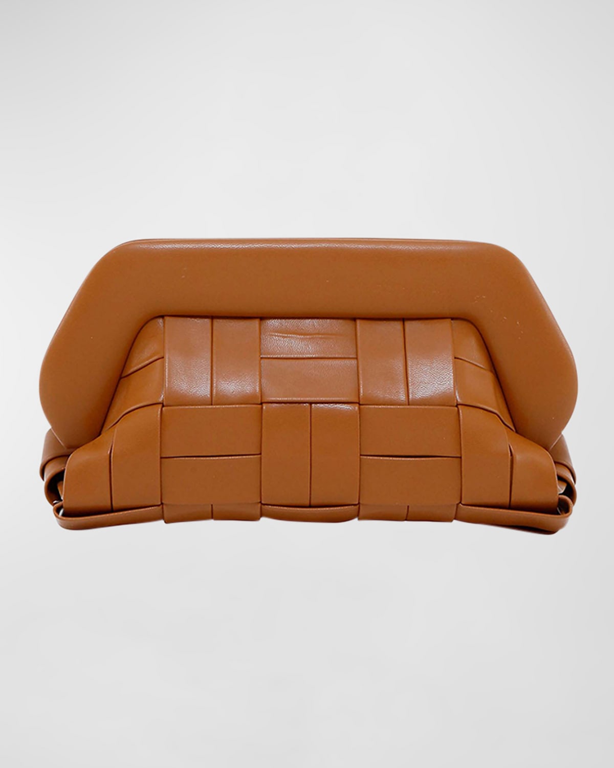 Bios Medium Vegan Fabric Clutch - Sand