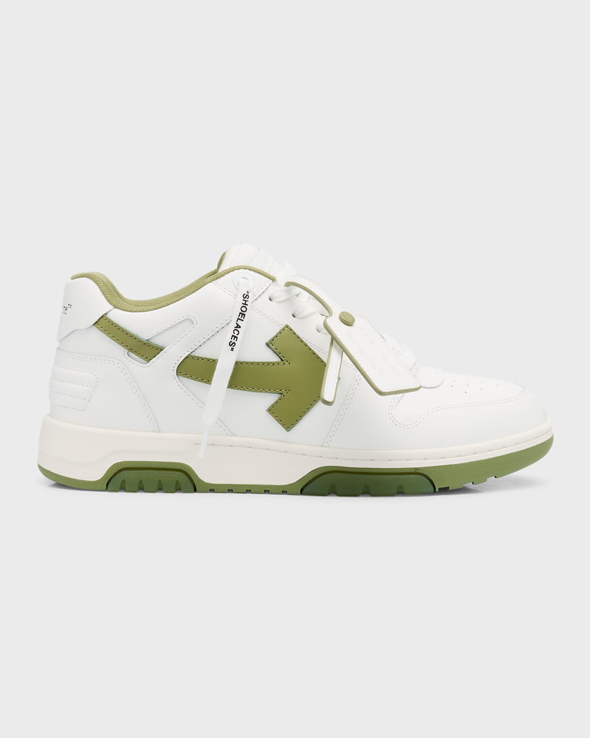 Off-White Men's Out Of Office Suede Low-Top Sneakers | Neiman Marcus