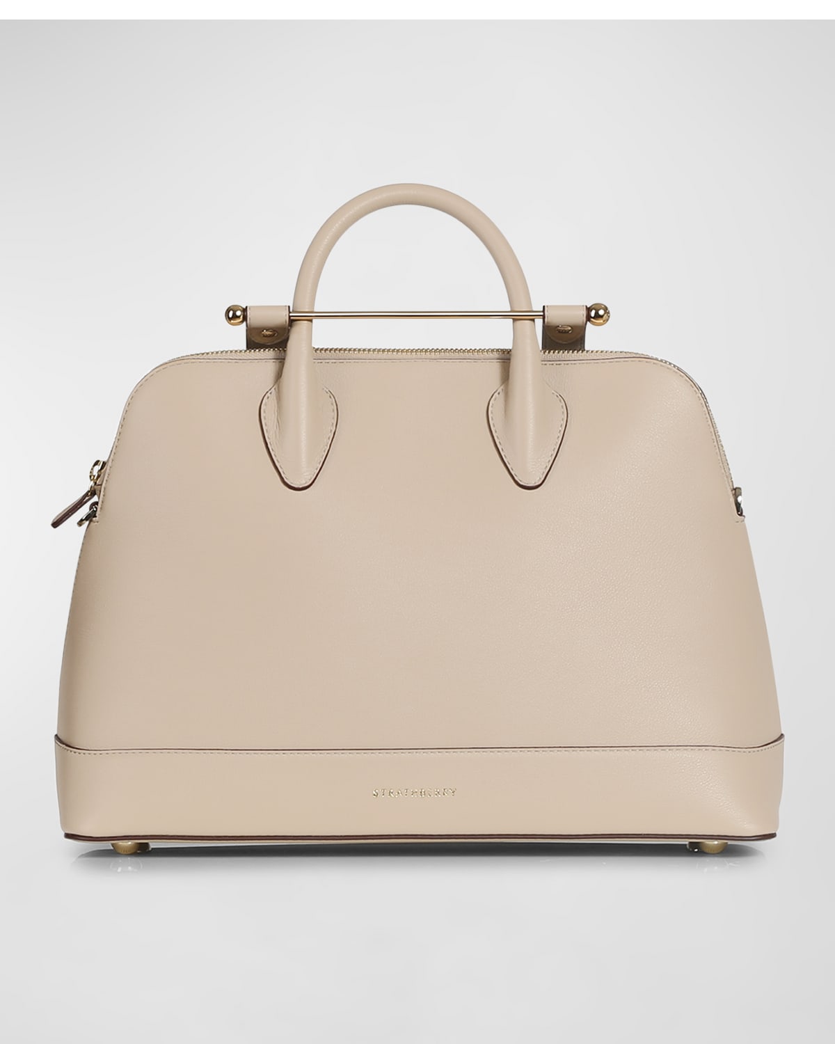STRATHBERRY Dome Midi Leather TopHandle Bag Neiman Marcus