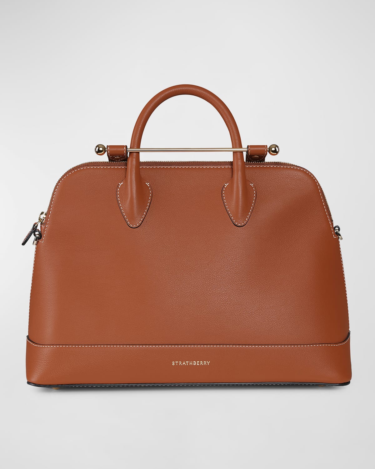 STRATHBERRY Dome Mini Leather Crossbody Bag | Neiman Marcus