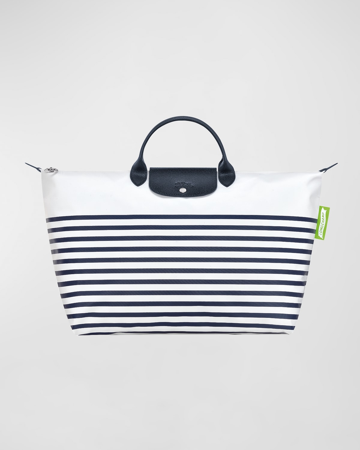 Longchamp Le Pliage Small Striped Nylon Tote Bag Neiman Marcus