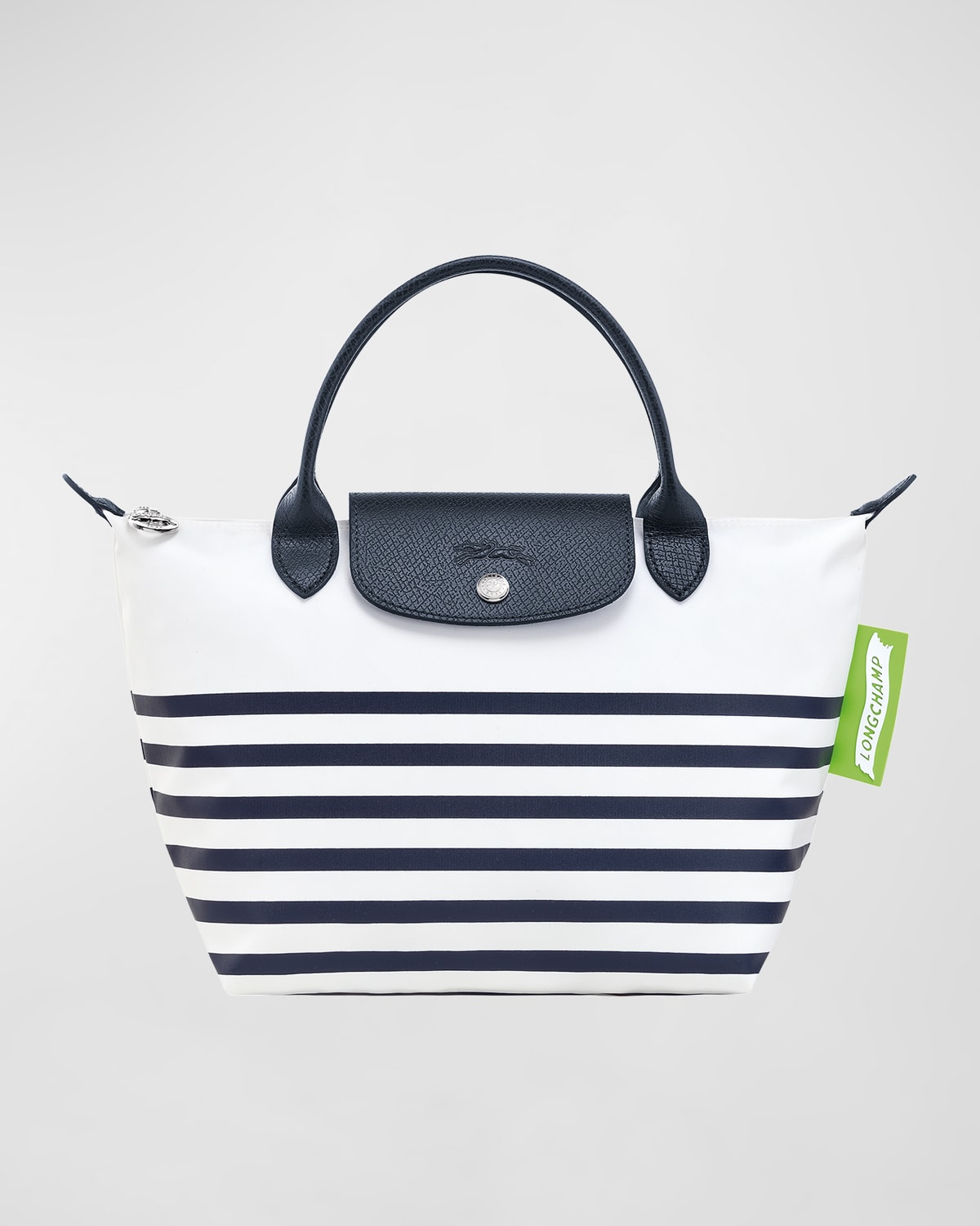 Longchamp Le Pliage Small Striped Nylon Tote Bag Neiman Marcus