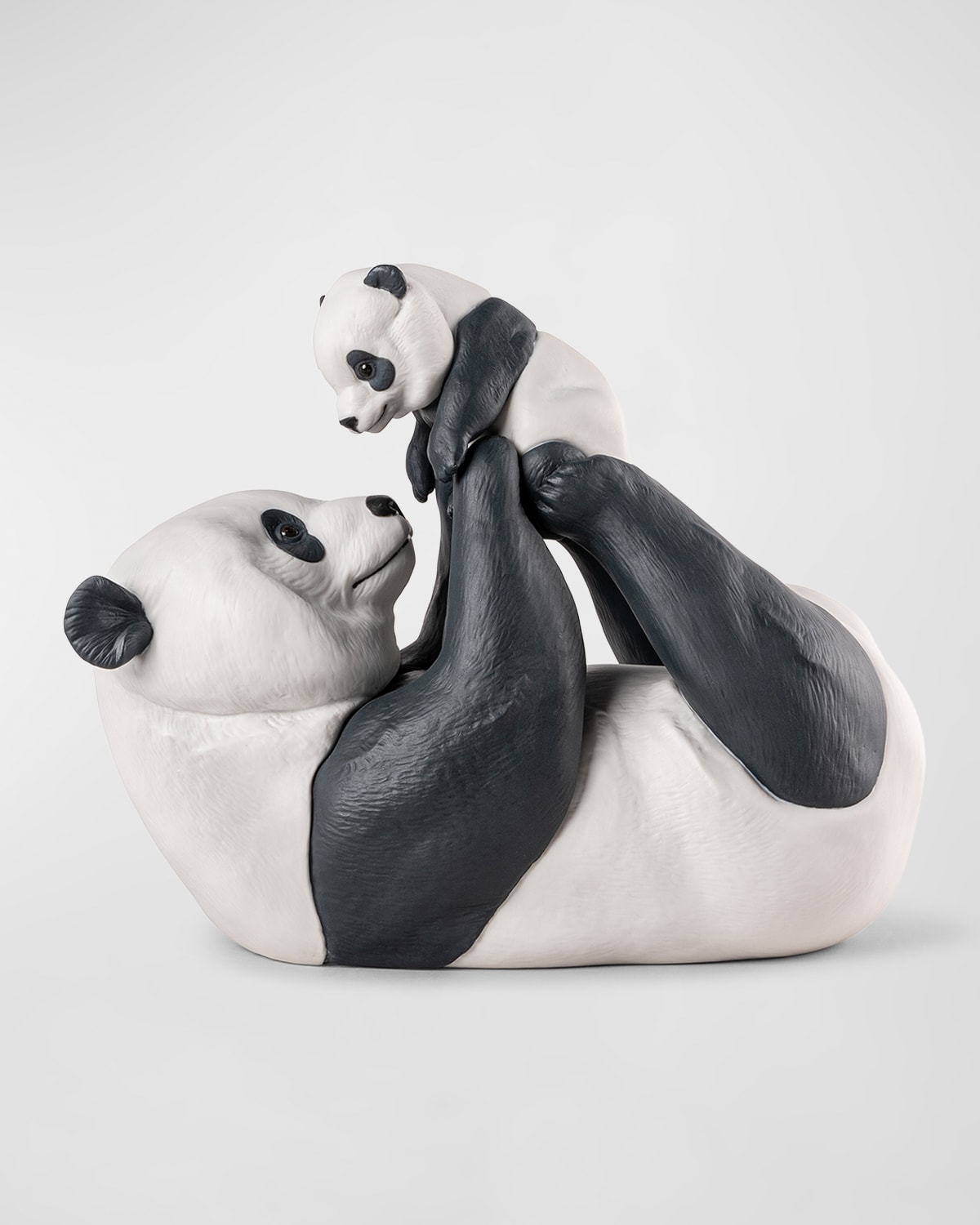 Swarovski Crystal Black and White Panda Bear Cute Kitsch Shape