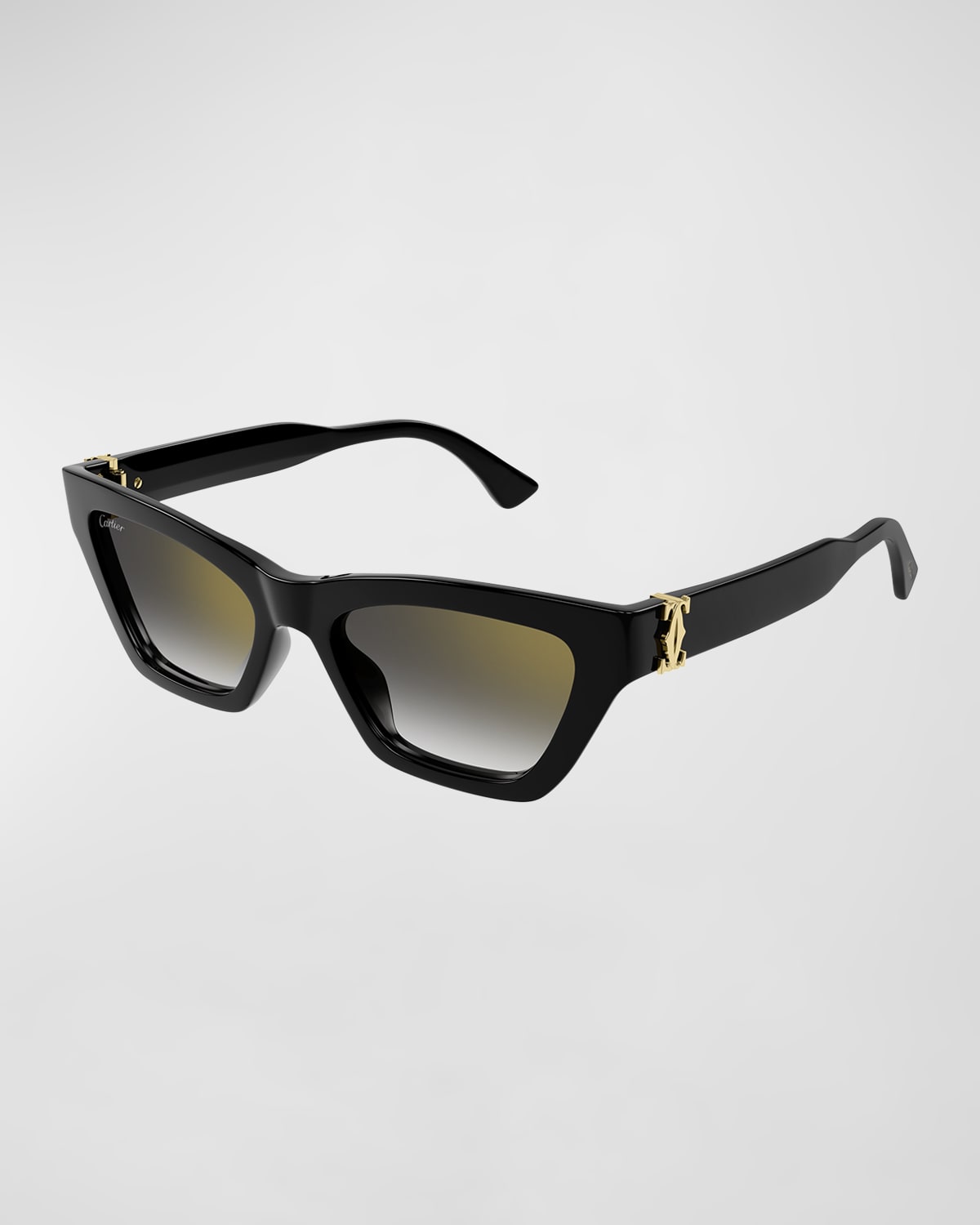 Cartier Rimless Panther Metal Alloy CatEye Sunglasses Neiman Marcus
