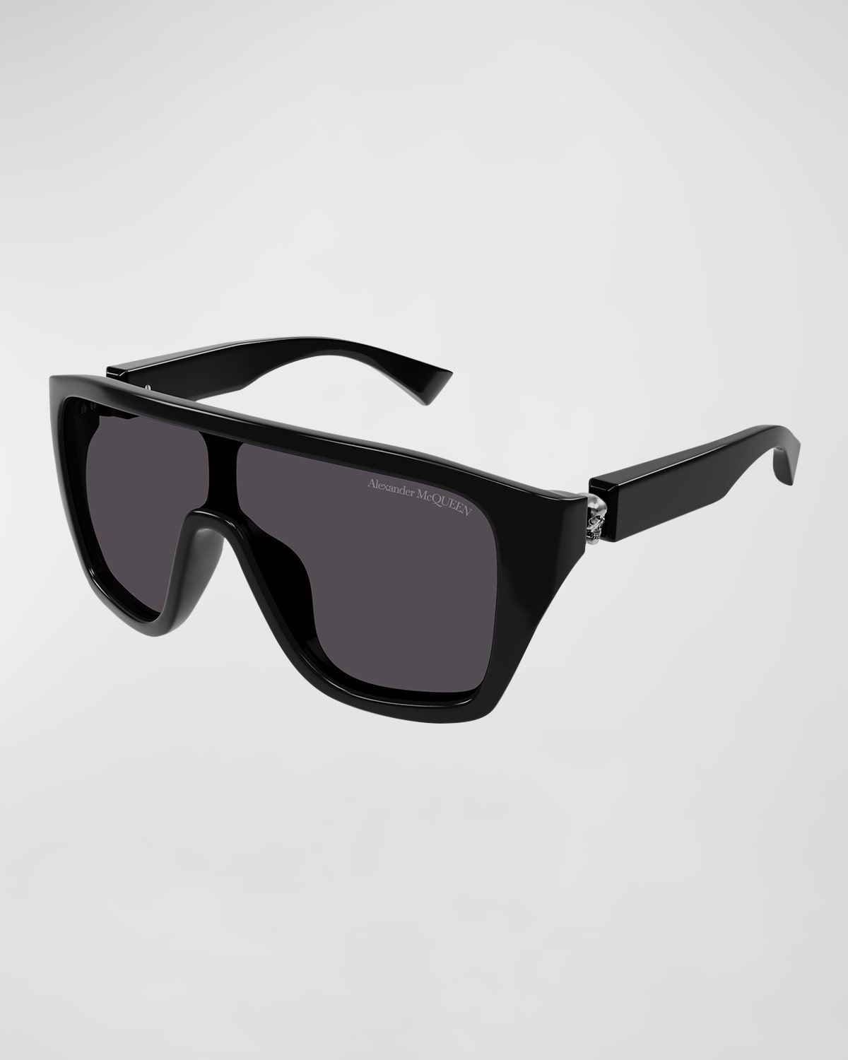 Alexander McQueen Black Acetate Sunglasses main image 1