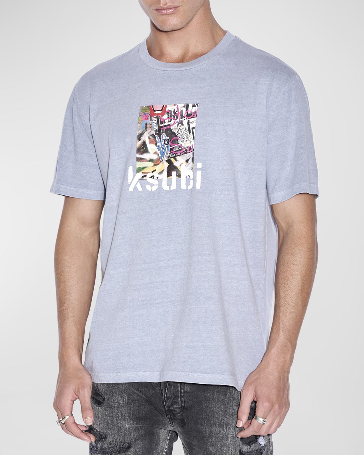 Ksubi Men's Logo Lettering Jersey Kash T-Shirt | Neiman Marcus