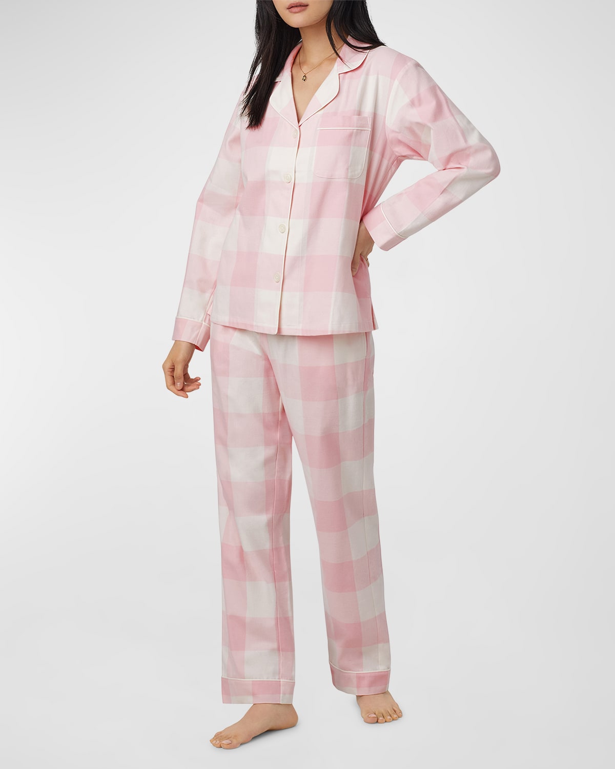 Bedhead Pajamas Striped Organic Cotton Poplin Pajama Set Neiman Marcus