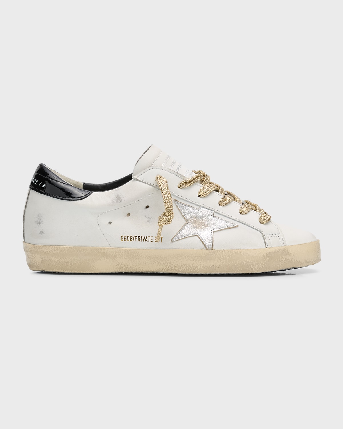 Golden Goose Pure Star Bicolor Leather Low-Top Sneakers | Neiman Marcus