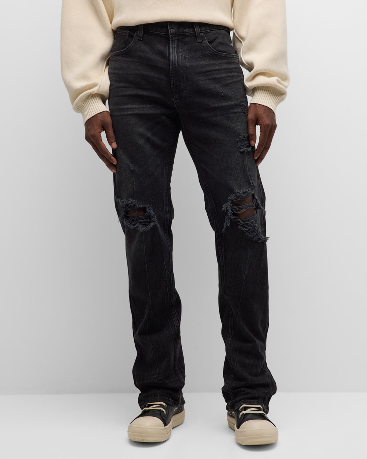 Hudson Men's Walker Kick Flare Jeans | Neiman Marcus