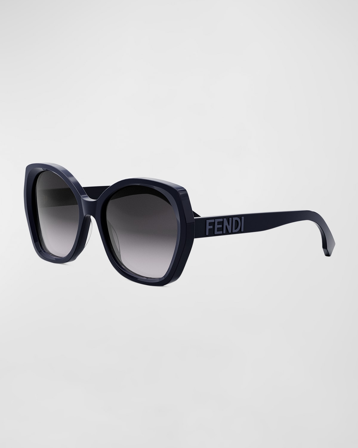 Fendi Lettering Butterfly Acetate Sunglasses Neiman Marcus 1939