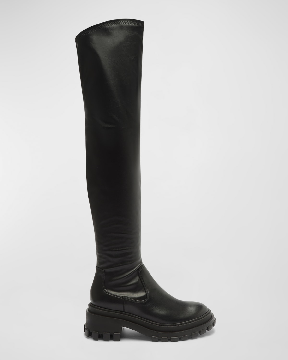 Schutz Kaolin Stretch Patent OverTheKnee Boots Neiman Marcus