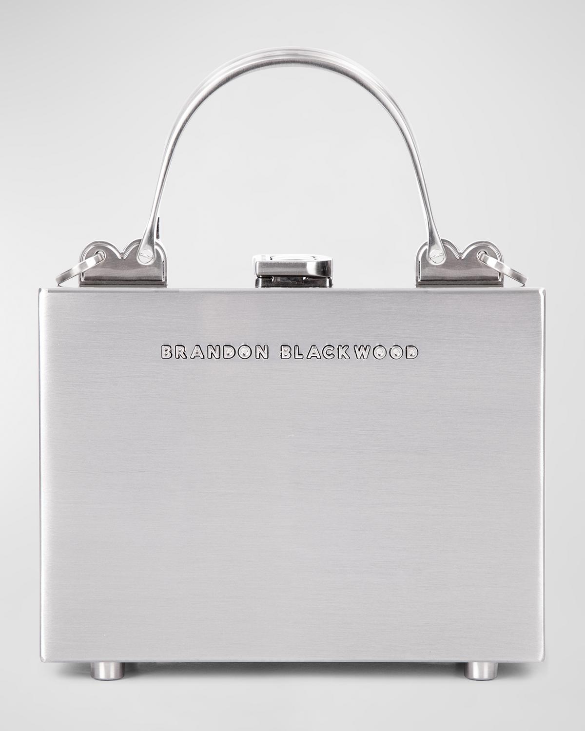 Brandon Blackwood Kendrick Mini Trunk Stainless Steel Top-Handle 