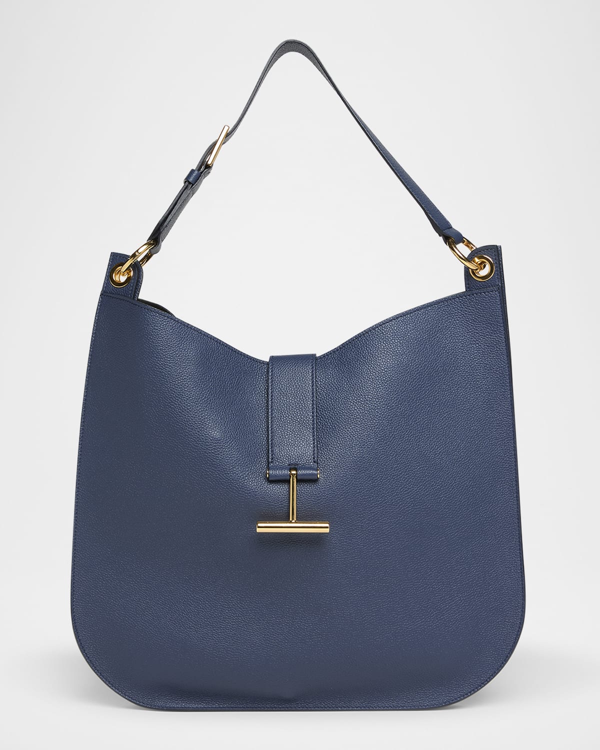 Tara Large Hobo Crossbody in Grained Leather
