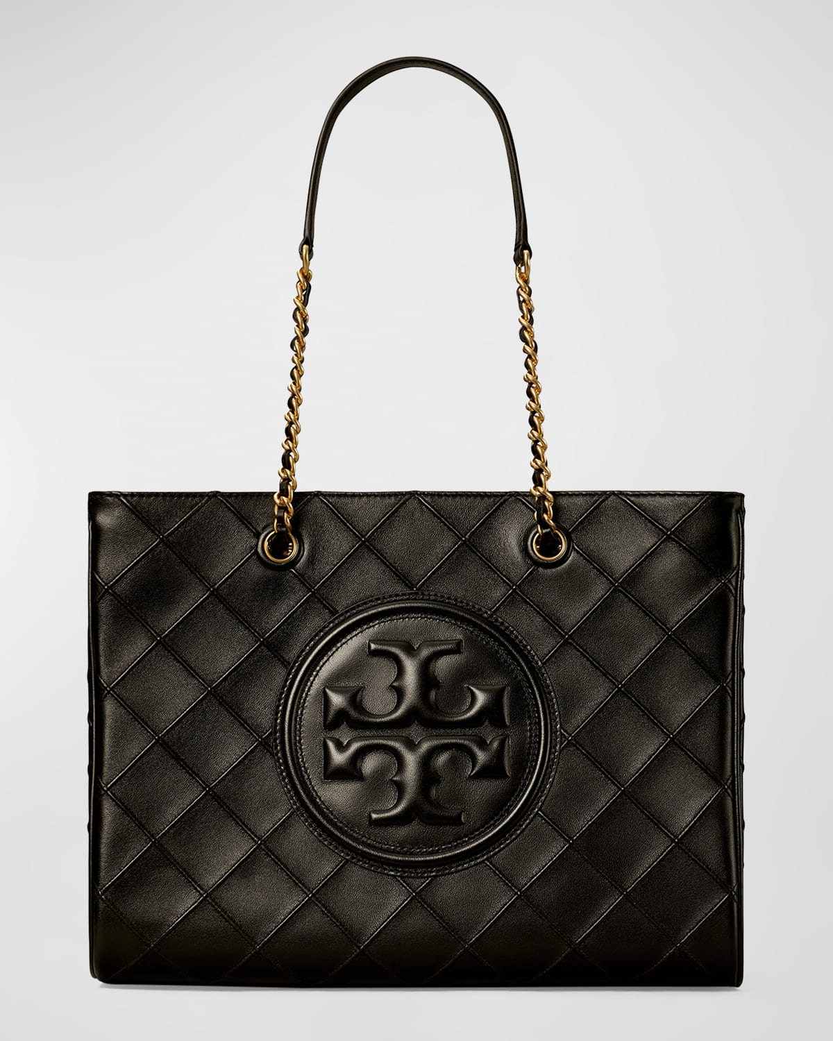 Tory Burch Fleming Mini Quilted Chain Tote Bag Neiman Marcus