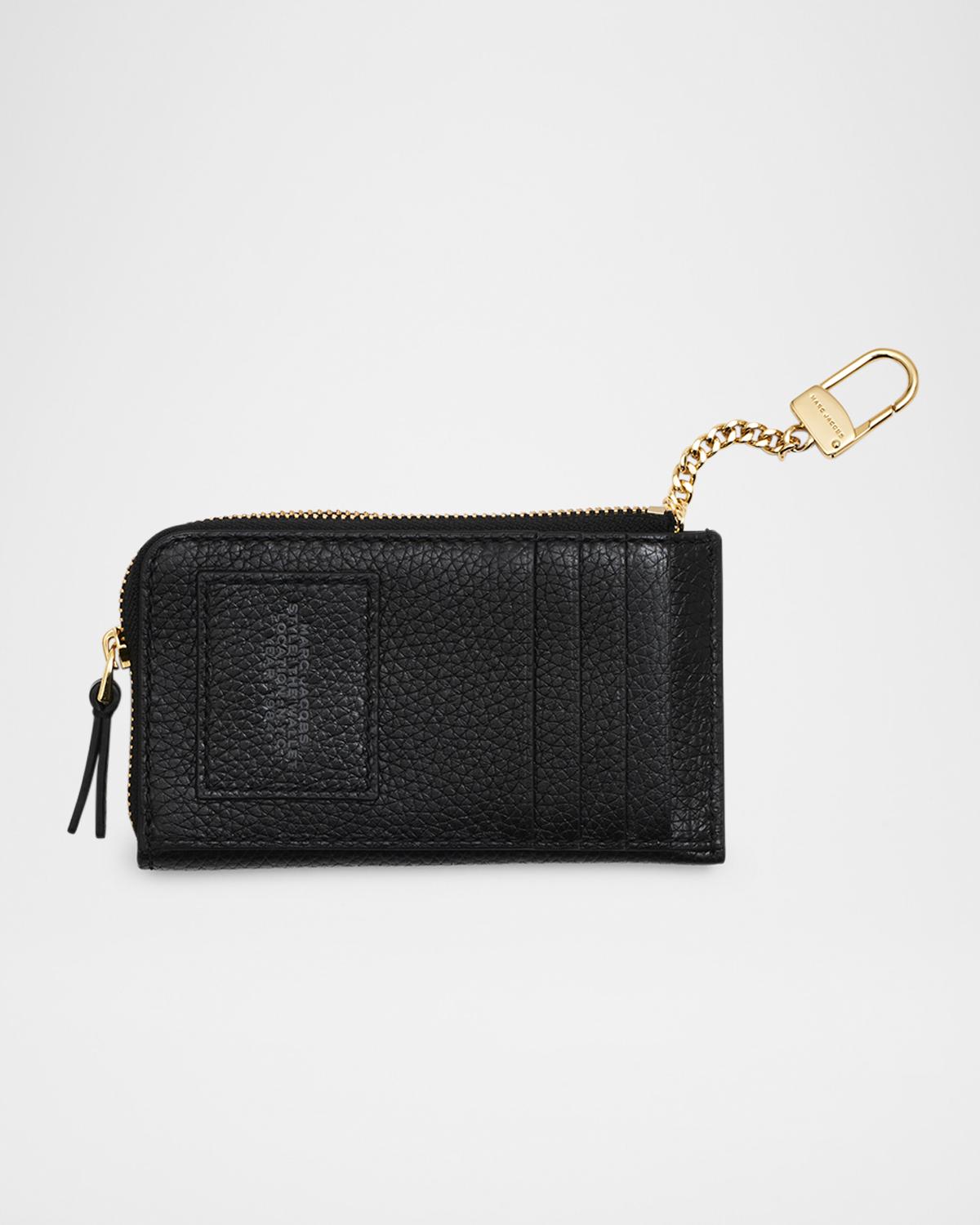 Marc Jacobs 가죽 탑 지퍼 멀티 지갑
