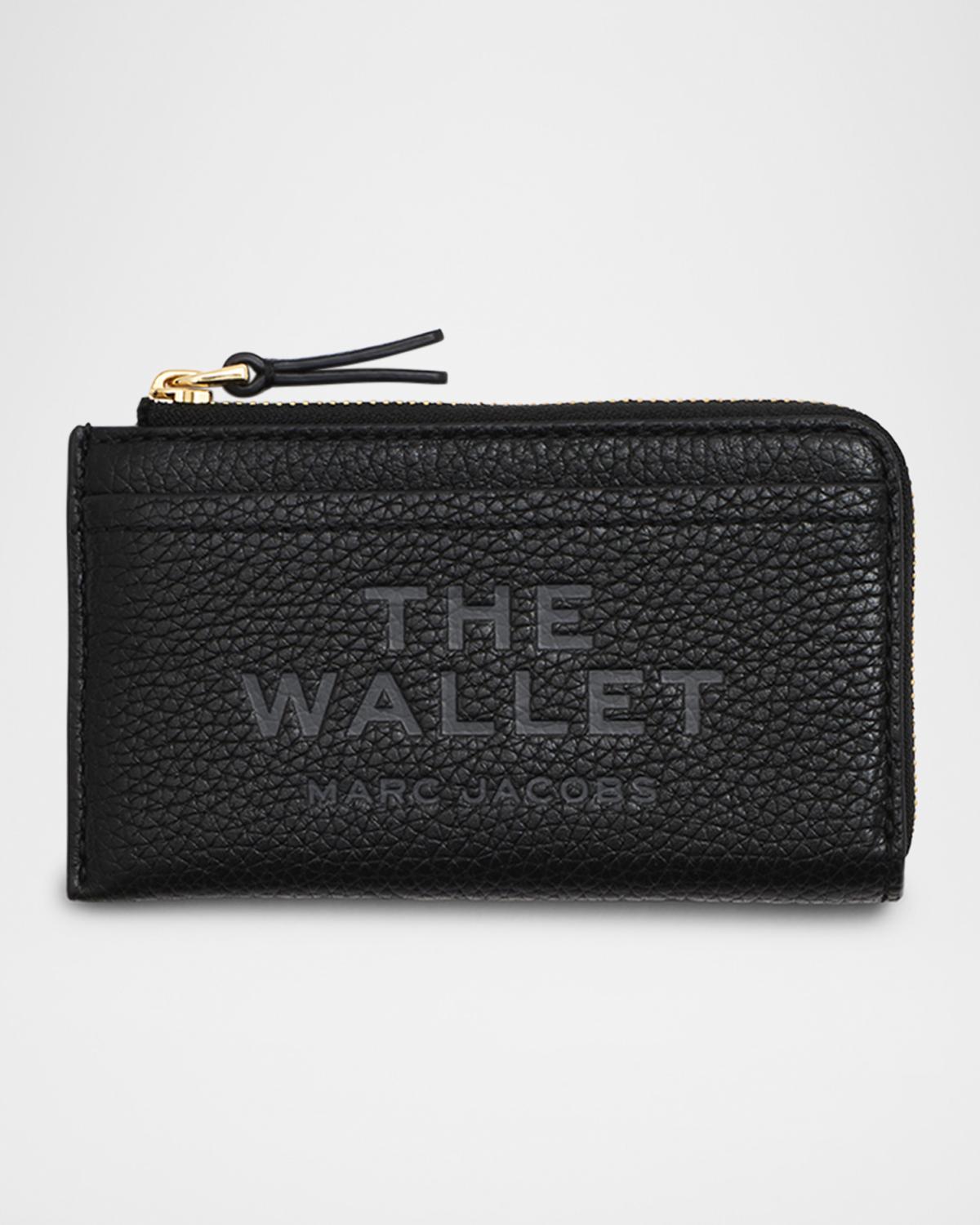 Marc Jacobs 가죽 탑 지퍼 멀티 지갑