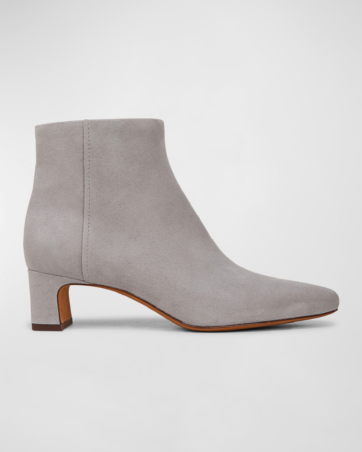 Silvana Suede Zip Booties Neiman Marcus