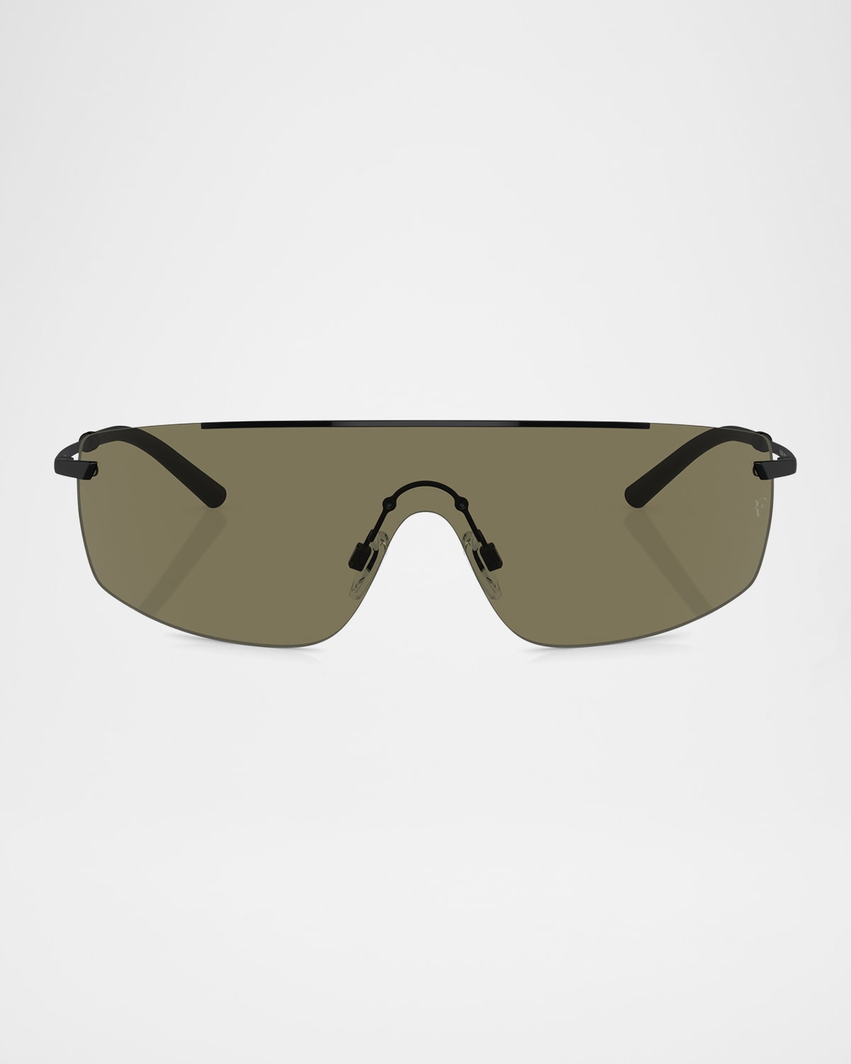 Oliver Peoples x Federer Men's R-5 Metal Shield Sunglasses