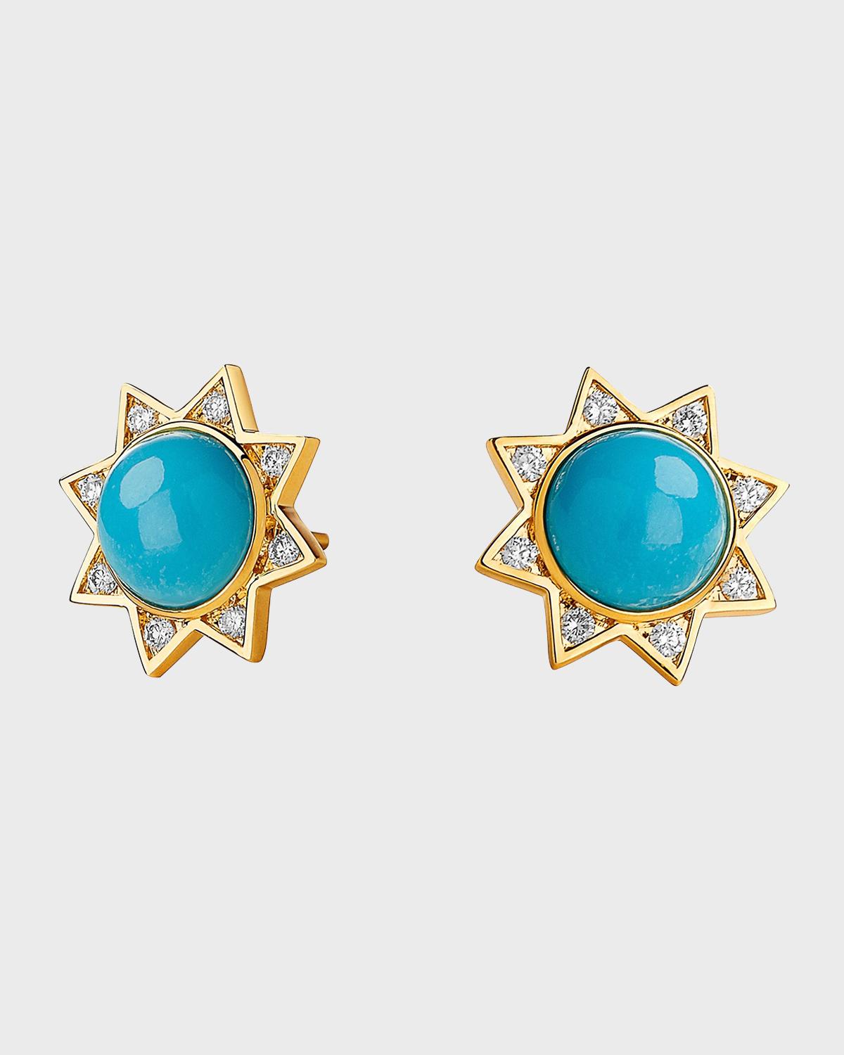 Cosmic Stud Earring Rose Gold