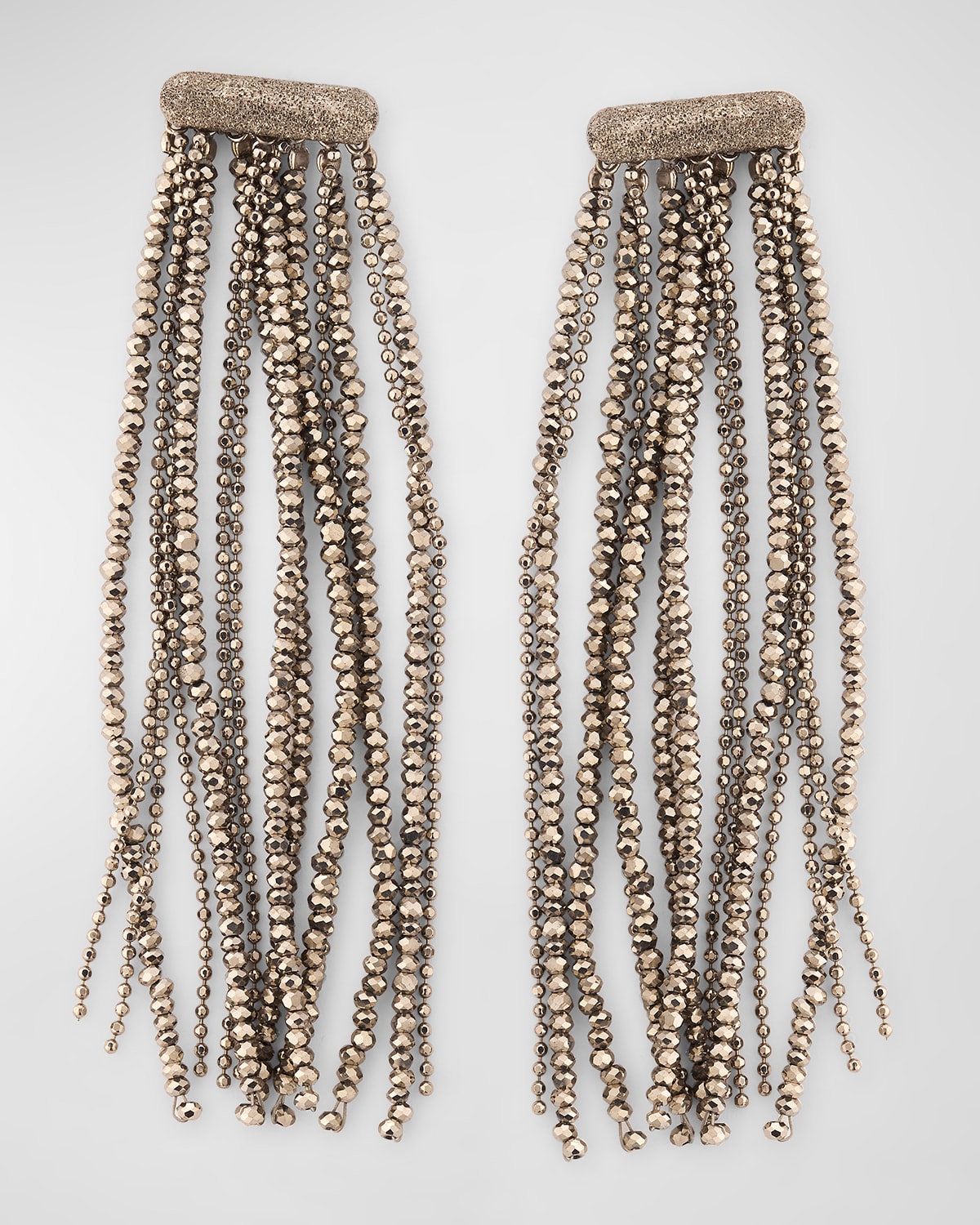 BRUNELLO CUCINELLI DR ピアス Brunello Cucinelli Fringe Drop Earrings | Neiman Marcus