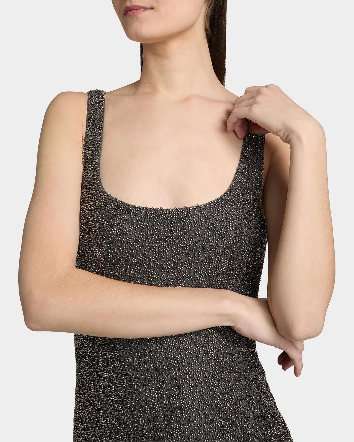 Inori Beaded Mini Dress - thumbnail 7